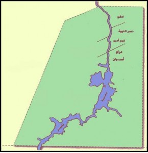 خريطة محافظة أسوان الادارية
