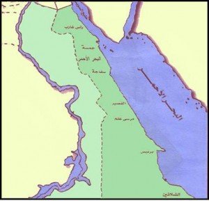 خريطة محافظة البحر الأحمر