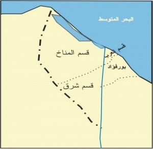 خريطة محافظة بورسعيد